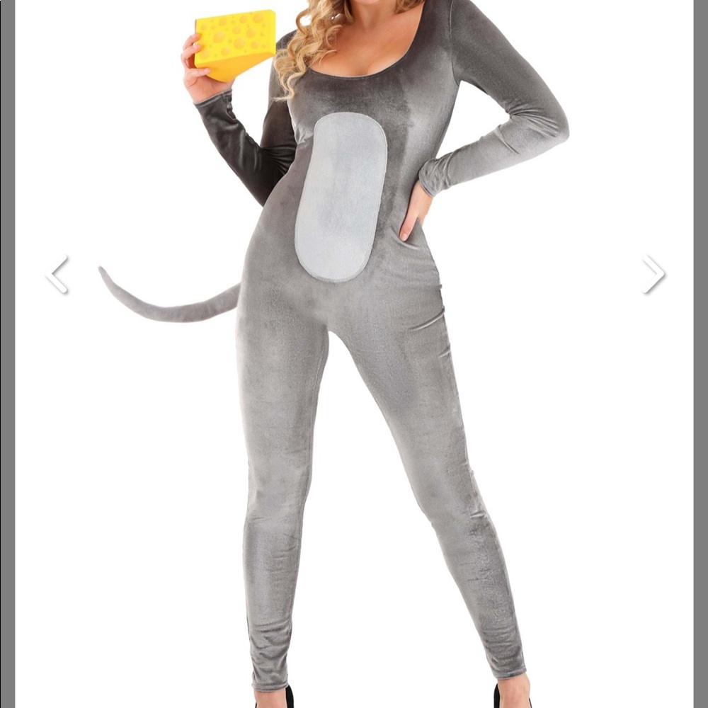 XL women’s mouse jumpsuit costume